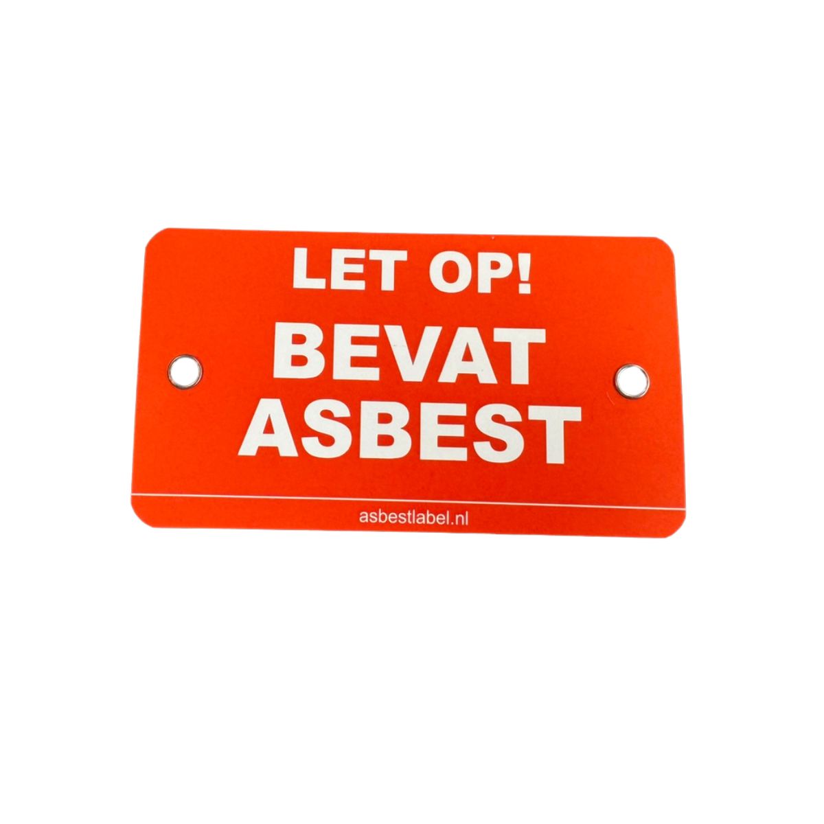 Asbest labels ROOD (per set 25 stuks)